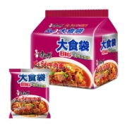 特价版、有券的上：康师傅 大食袋速食泡面 麻辣牛肉面5连包