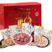 北京稻香村 熟食礼盒 装酱牛肉四喜丸子 肚扒鸡肘子特产春节年货礼盒中华老字号 三禾福礼熟食礼盒1700g