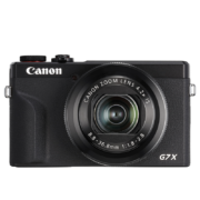 佳能（Canon）PowerShot G7 X Mark III G7X3 数码相机黑色 （约2010万像素/平滑皮肤模式/4K视频拍摄）