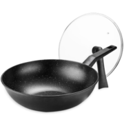 Debo炒锅不粘炒菜铁锅可立锅盖拉莫斯30cm