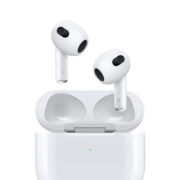 需抢券、PLUS会员：Apple 苹果 AirPods 三代 蓝牙耳机 闪电充电盒版