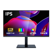 PLUS会员：联合创新（INNOCN）28英寸 4K显示器IPS广色域 显示屏 28D1U