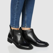 GEOX 健乐士 D Jaylon D Equestrian 女士真皮踝靴 D04FYD 到手低至￥394.97