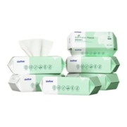 unifree棉柔巾60抽*6婴儿一次性洗脸巾女加厚家用洗脸擦面洁面巾