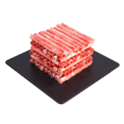 草原宏宝 国产 内蒙原切羔羊肉片 净重500g/袋 冷冻 羊肉卷 火锅食材 地理标志认证