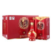 牛栏山 喜酒 浓香型 白酒 42度 500ml*6瓶 整箱装 送礼年货