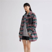 LILY 丽丽 女士柔软绵羊毛大衣 毛呢外套 121409FN978306