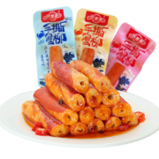 京东特价app、需抢券：好鱼道 鲜嫩手撕蟹柳 10包尝鲜 烧烤味