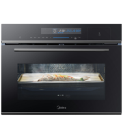 美的（Midea）嵌入式蒸烤一体机 家用智能多功能蒸箱烤箱二合一 京东小家APP操控 50L大容量搪瓷内胆 BS5051W