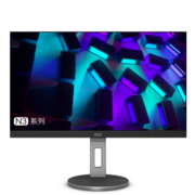 AOC 27英寸 4K高清 IPS HDR Type-C接口90W TUV爱眼认证 双向旋转升降 内置音箱 出厂校准 电脑显示器 U27N3C