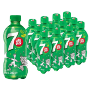 京东特价：百事可乐 七喜 碳酸饮料  300ml* 24瓶
