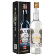 KINMEN KAOLIANG 金门高粱酒 白金龙 58%vol 清香型白酒 600ml 单瓶装 *3件