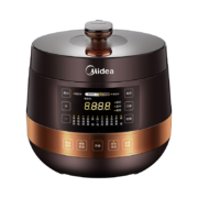 美的（Midea） 电压力锅双胆 圆灶釜高压锅 家用智能多功能大容量电饭煲电饭锅 4-5-8人 YL50Easy203