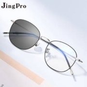 PLUS会员、需抢券：JingPro 镜邦 1.60防蓝光变色镜片*2片+超轻合金/钛架/TR镜架(适合0-600度)