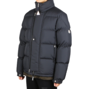 蒙口（Moncler）男士makian系列高领羽绒服 黑色 1A00240 54A81 999 2码180/92A