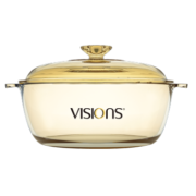 康宁（VISIONS） 2.1L汤锅玻璃锅炖锅煮锅 锅身可进烤箱微波炉洗碗机 2.1L晶莹锅