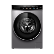 海尔（Haier）滚筒洗衣机全自动 10公斤大容量 智能投放 晶彩屏平嵌超薄564mm 除菌螨 以旧换新 100MATE62S