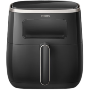 PHILIPS飞利浦 海星空气炸锅 家用5.6L大容量多功能全自动【可视+不用翻面】双层锅体易清洗 HD9257/80