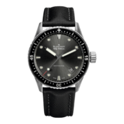 宝珀（blancpain） 宝珀Blancpain-五十噚系列 男士自动机械表 瑞士手表运动潜水表 5000-1110-B52A