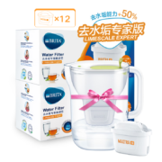 碧然德（brita） 设计师滤水壶净水过滤壶家用滤芯3.5L大容量+去水垢专家版滤芯套装 专家版滤芯11枚+设计师水壶绿（到手1壶12芯）