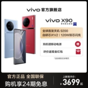 vivo X90 首发天玑9200 120W双芯闪充 专业相机设计 5G拍照手机【3天内发货】