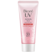 清爽保湿不油腻！Bioré 碧柔 水活防晒柔润凝蜜 浪漫樱花 SPF33 PA+++ 60g（赠 脏脏鞋湿巾12片）