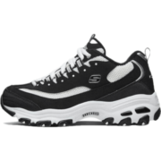胜道运动Skechers斯凯奇情侣款女保暖绒毛老爹鞋复古厚底熊猫鞋66666254/BKW 66666254/BKW 36