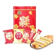 徐福记 四方什锦福饼方罐饼干礼盒668g