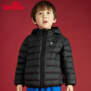 Chiaus 雀氏 儿童羽绒服 黑色 110cm