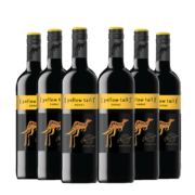 黄尾袋鼠（yellow tail）官旗 世界系列西拉梅洛加本力苏维翁霞多丽葡萄酒 进口红酒 年货 西拉红葡萄酒750ml*6