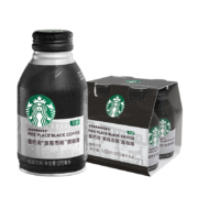 星巴克（Starbucks）派克市场 黑咖啡270ml*4瓶 0糖0脂肪即饮咖啡(新老包装随机发货)