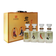 PLUS会员:北大仓 君妃系列 酱香型白酒 50度 250ml*4瓶 礼盒装*2件+凑单