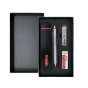 红环（rOtring）德国品质  自动铅笔0.5mm—600系列银色单支装礼盒