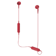 铁三角（Audio-technica） 铁三角  C200BT 耳塞式运动无线蓝牙耳机  手机耳麦 红色