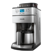 飞利浦（PHILIPS）美式咖啡机 家用 豆粉两用 滤式带磨豆保温预约功能 HD7753/00
