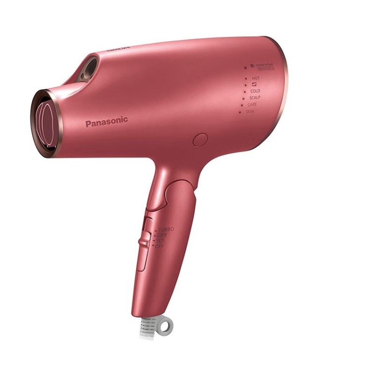 松下（Panasonic）电吹风 家用吹风机 纳米水离子进口 EH-NA0E-P
