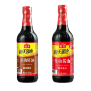京东特价APP: 海天 酱油 生抽500ml+老抽500ml 瓶