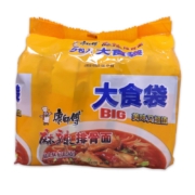 京东特价APP 概率券：康师傅 大食袋 麻辣排骨面5连包