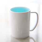 京东特价App:CHAHUA 茶花 双色马克杯 350ml 白色