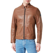 BOSS Hugo Boss 雨果·博斯 Josep2 男士山羊皮机车夹克50482227