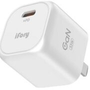 ifory 安福瑞 氮化镓手机充电器 Type-C 33W 珍珠白
