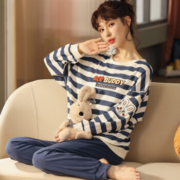 ClleanKoam 女士长袖家居服睡衣套装 XS2031