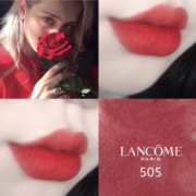 LANCOME 兰蔻 菁纯丝绒雾面唇膏#505 朱砂红 1.6g