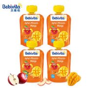 Bebivita 贝唯他 幼儿水果泥 90g*4袋