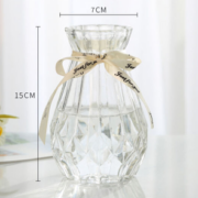 唐扣 玻璃透明花瓶15CM