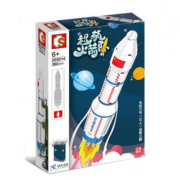 PLUS会员：SEMBO BLOCK 森宝积木 中国航天火箭长江六号模型 360颗粒