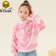 保暖升级！B.Duck 儿童扎染卫衣