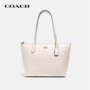 PLUS会员、需抢券、概率券：COACH 蔻驰 女士牛皮托特包 中号 4454IMCHK