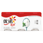 优诺(yoplait) 优丝原味酸奶风味发酵乳135gx3盒*8件