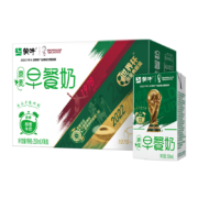 蒙牛 早餐奶 原麦全脂调制乳利乐包250ml×16盒*5件